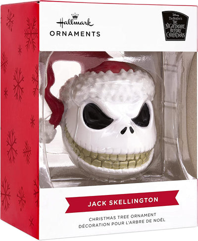 Hallmark Disney Jack Skellington Santa Face Christmas Ornament New With Box