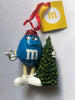 M&M's World Blue Character Resin Christmas Tree Ornament New with Tag