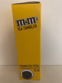 M&M's World Stainless Steel Tea Tumbler 10 oz New with Box