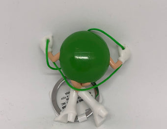 M&M's World Green String Keychain New with Tag