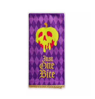 Disney Parks Just One Bite Poisoned Apple Snow White Evil Queen Tea Towel New