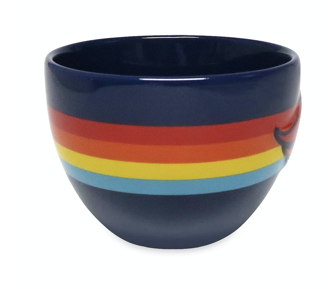 Disney Parks Cruise Line Mickey Rainbow Large Cappuccino Mug New