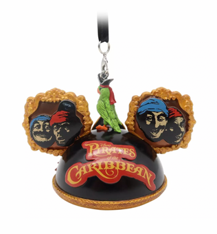 Disney Parks Pirates of the Caribbeant Ear Hat Christmas Ornament New with Tag