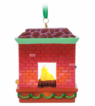 Disney Sketchbook Mickey Minnie Fire Light-Up Christmas Ornament New with Tag