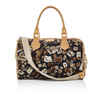 Monaco Life is a Game Dark Brown Satchel Bag Made in Italy by Divo Diva New