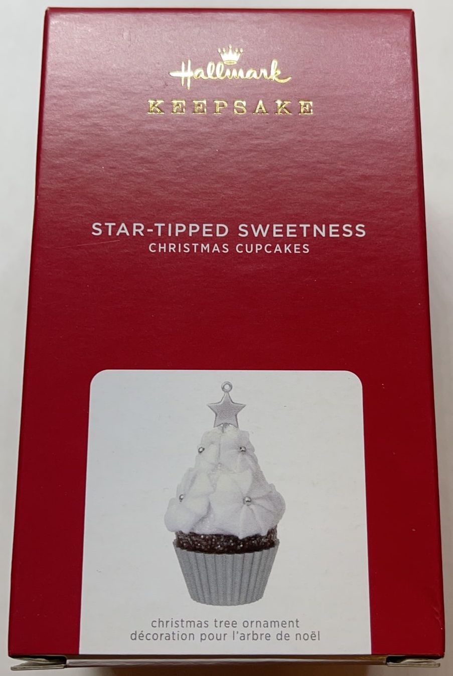 Hallmark 2021 Cupcakes Star-Tipped Sweetness Christmas Ornament New with Box