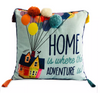 Disney Up Home is where the Adventure is Throw Pillow New with Tag