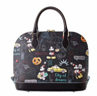 Disney Parks Mickey and Minnie New York City Dooney & Bourke Satchel Bag New Tag