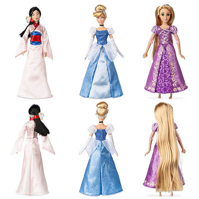 Disney Store Princess Classic Doll Collection Gift Set New with Box