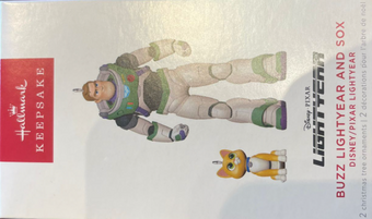 Hallmark 2022 Disney Pixar Lightyear Buzz Sox Christmas Ornament New With Box