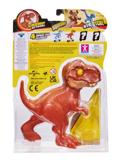 Jurassic World Heroes of Goo Jit Zu Stretch T-Rex Dinosaur Pack Toy New With Box