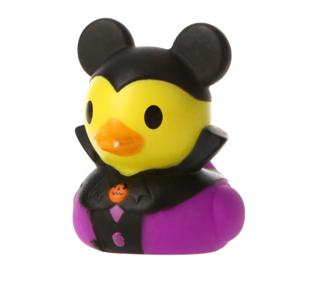 Disney Halloween Duckz Rubber Vampire Ducky Bath Toy New with Tag