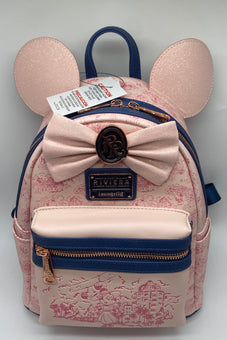 Disney Parks Riviera Resort Minnie Mini Pink Backpack Loungefly New with Tags