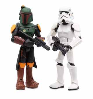 Disney Star Wars Boba Fett and Stormtrooper Action Figure Toybox New with Box