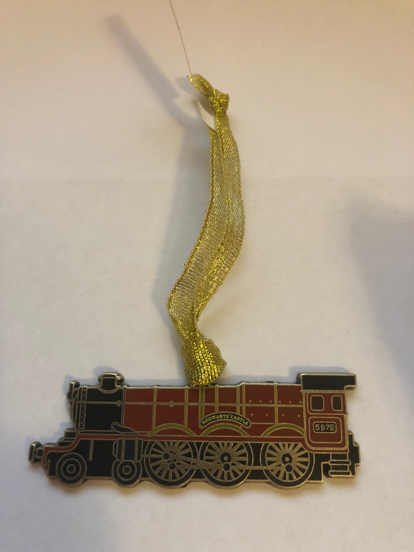 Universal Studios Harry Potter Hogwarts Express Train Metal Ornament New w Tags