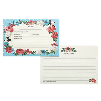 Disney Parks Back in the Day Mickey and Minnie Retro Recipe Cards Box Set New