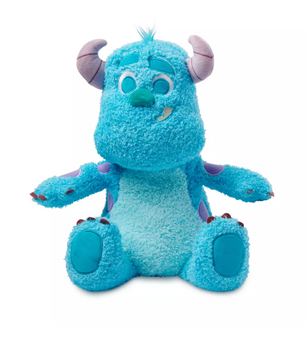 Disney Parks Monsters Sulley Weighted Plush with Removable Pouch New with Tag