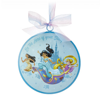 Disney Parks Nothing Can Stop a Princess Disc Christmas Ornament New with Tags
