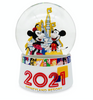 Disney Disneyland Mickey and Friends Water Globe 2021 New with Box
