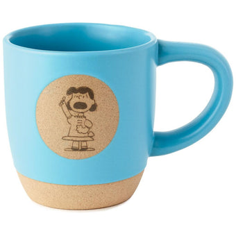 Hallmark Peanuts Lucy The Boss 12 oz Coffee Ceramic Mug New