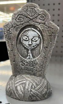 Disney Nightmare Before Christmas Sally Halloween Mini Concrete Tomb Stone New