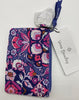 Vera Bradley Cotton Zip ID Case Magenta Medallion New with Tag