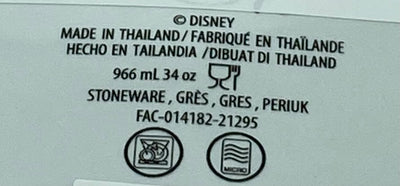 Disney Parks Homestead Blue Mickey Icons 34oz Bowl Plate New