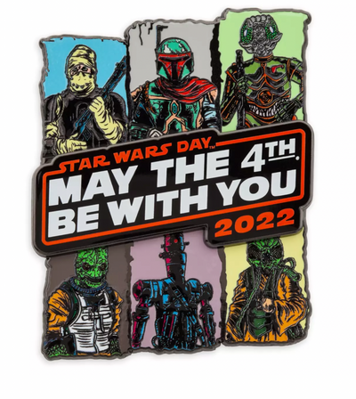 Disney Star Wars May the 4th Be With You 2022 Bounty Hunters Pin Limited New Box