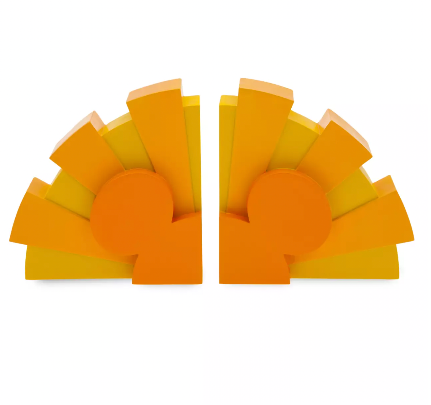 Disney Parks Mickey Icon Sunshine Bookends New with Box