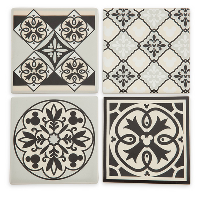 Disney Parks Mickey Mouse Coaster Set Disney Homestead Collection New