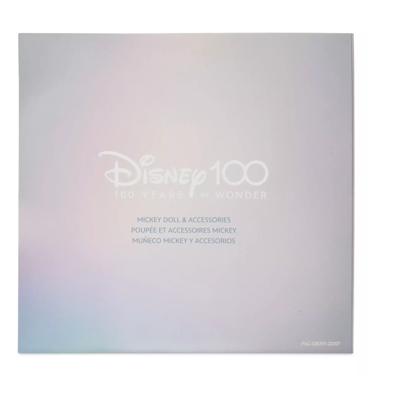 Disney 100 Years of Wonder Mickey Doll and Accessories Set New with Box
