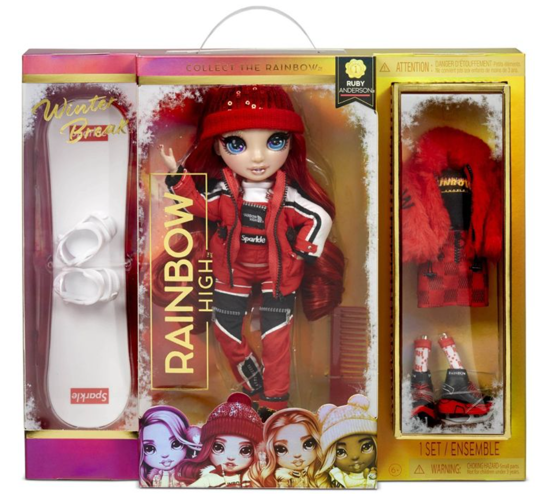Rainbow High Winter Break Ruby Anderson Fashion Doll Toy New With Box