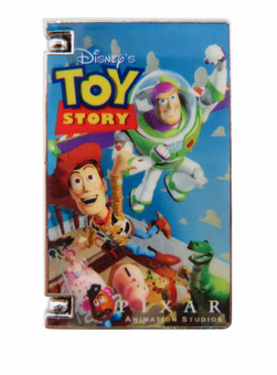 Disney VHS Series 2 Toy Story Alien Pin Set Limited Release New