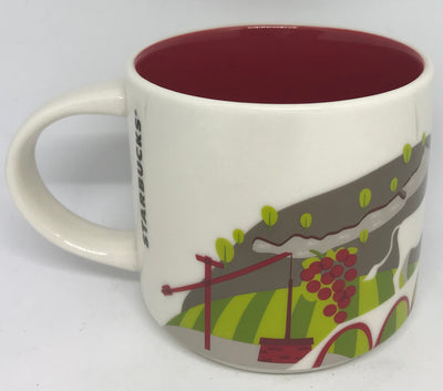 Starbucks You Are Here Collection Hungary Ceramic Coffee Mug New W Box