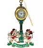 Disney Santa Mickey and Minnie Citizen Clock Christmas Ornament New with Tag