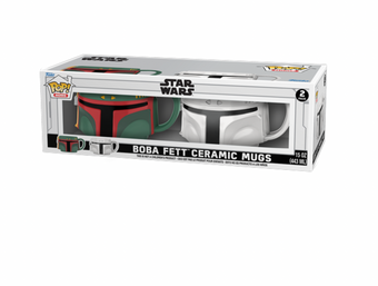 Funko Pop! Star Wars Boba Fett Coffee Mug Set of 2 New with Box