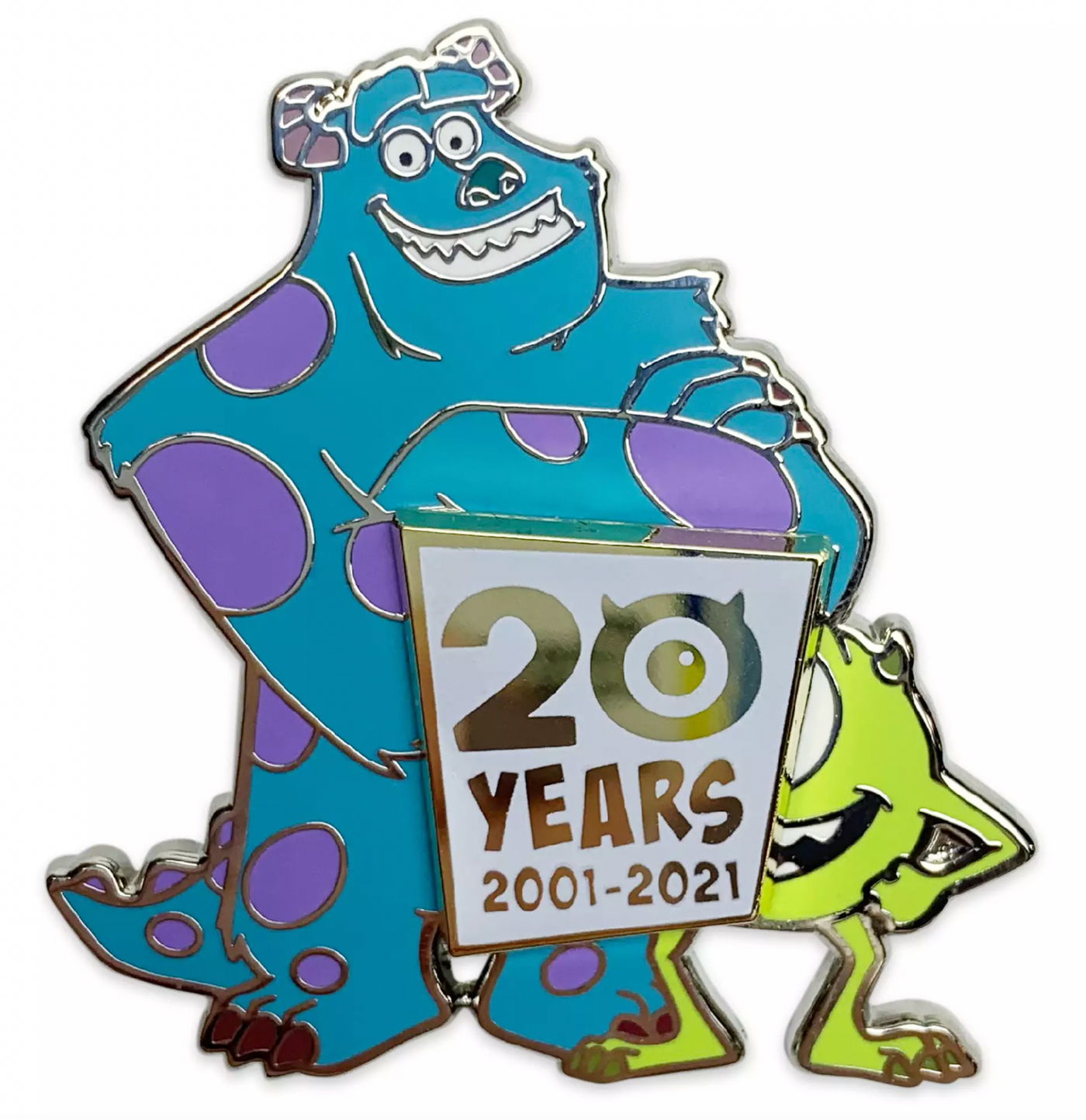 Disney Monsters Inc 20th Anniversary Pin Limited Release New