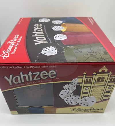 Disney Parks Theme Park Edition Yahtzee Dice Game New with Box