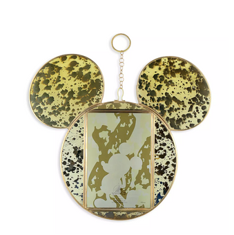 Disney Parks Glass Mickey Icon Photo Frame 4 x 6 New with Box