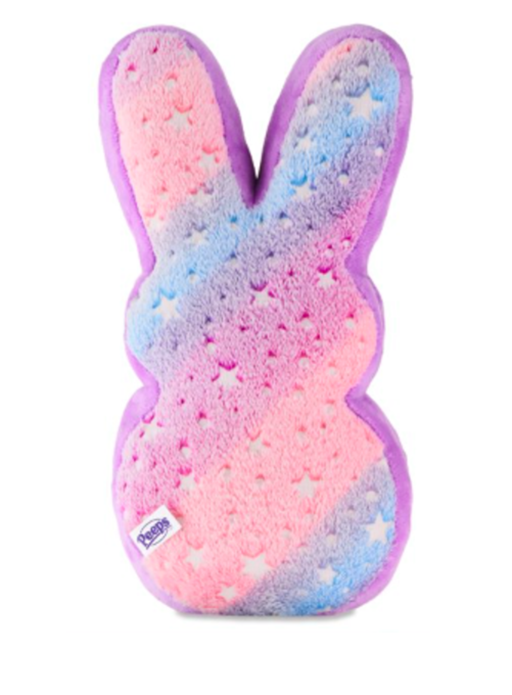 Peeps Easter Peep Rainbow Purple Bunny Glows in the Dark Plush New with Tag