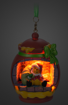 Disney Sketchbook Winnie the Pooh Light-Up Christmas Ornament New With Tag
