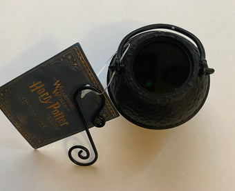 Universal Studios Harry Potter Cauldron Light Up Metal Holiday Ornament New Tag