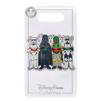 Disney Parks Star Wars Choir Christmas Holiday Pin New with Card