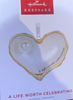 Hallmark 2022 Life Worth Celebrating Memorial Shell Christmas Ornament New Box