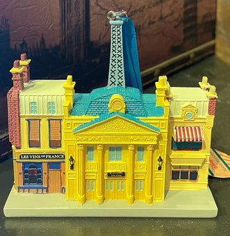 Disney Parks Epcot France Mickey Minnie Tower Eiffel Christmas Ornament New