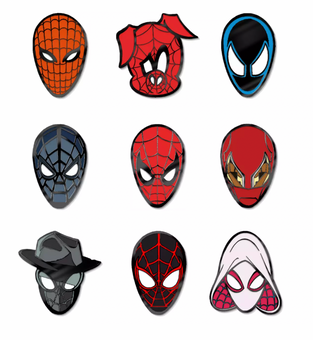 Disney D23-Exclusive Marvel's Spider-Man Amazing 60th Pin Set Limited New Tin