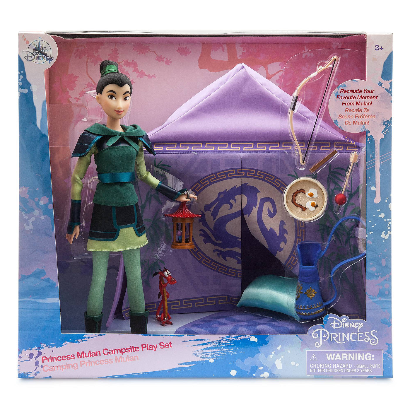 Disney Mulan Classic Doll Campsite Play Set New With Box