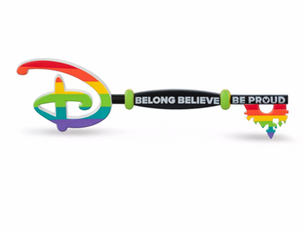 Disney Belong Believe Be Proud Love Collectible Key Special Edition New with Box