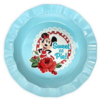 Disney Parks Back in the Day Minnie Retro Pie Dish New