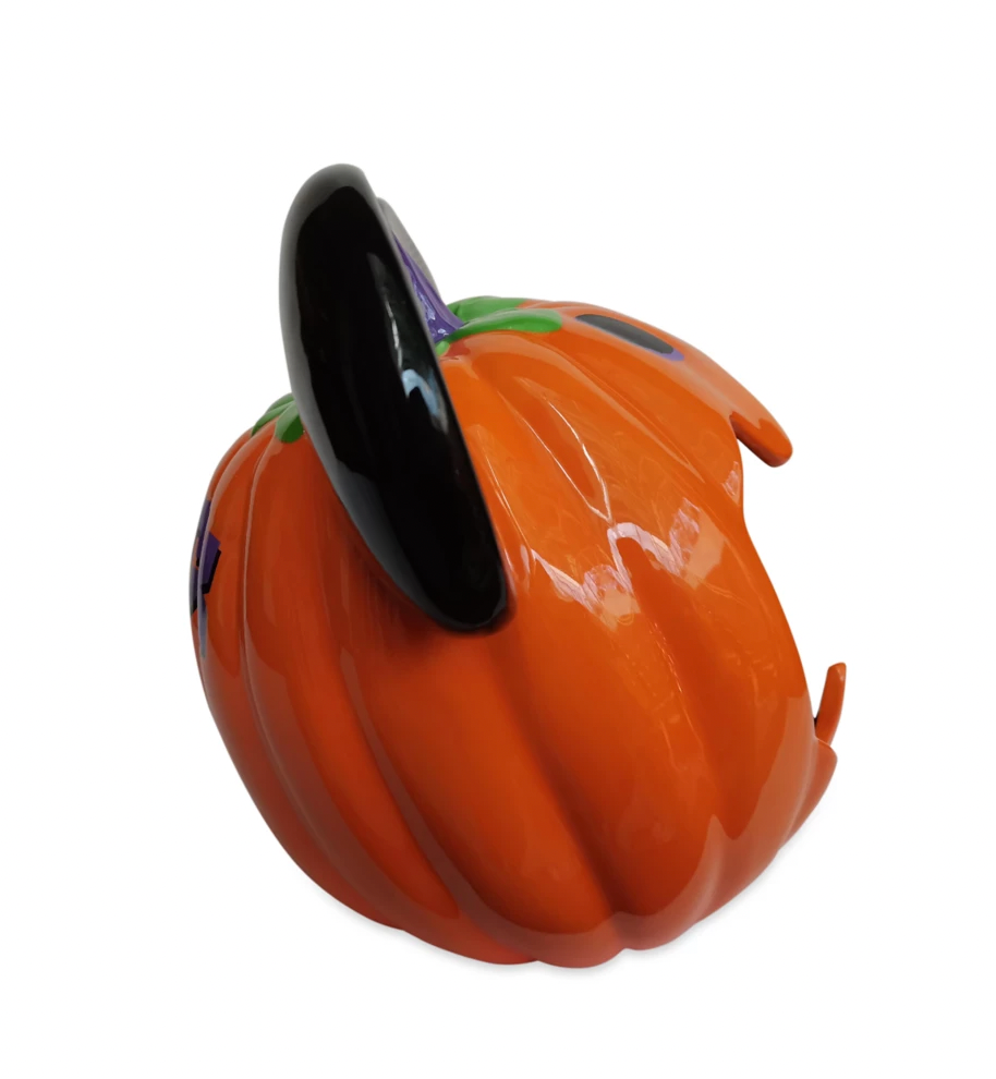 Disney Parks Halloween Trick or Treat Mickey Jack-o'-Lantern Candy Bowl New